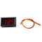3 Wire Voltmeter DC 0-100V Mini Voltage Measuring 0.56" LED Display Digital Volt Panel Meter with Reverse (Red)...