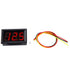 3 Wire Voltmeter DC 0-100V Mini Voltage Measuring 0.56" LED Display Digital Volt Panel Meter with Reverse (Red)...