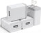 USB Wall Charger Block 12W - 4 Pack USB Plug, USB Charging Block, 2.4A/5V Power Adapter, Box Cube Compatible with iPhone 13 12 11 Pro Max SE XS XR...