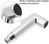 Multi-Functional ABS Bathroom Handheld Toilet Bidet Shower Hose Holder Stainless Steel Toilet Handheld Showers Nozzle Head for Personal Hygiene, P...