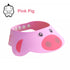 3PCS Baby Shower Bathing Cap Cartoon Frog Pig Bear Shampoo Hat Protection Bathing Visor Cap with Four Gear Adjustments By Rely2016...