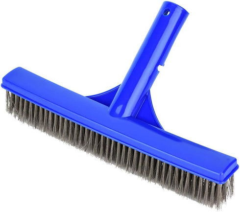 Brush Pool Brush Steel Wire 1Pc Swimming Pool Wall Brush with Steel Wire Bristles for Spa Pond Cleaning Equipment...
