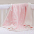 American Baby Company Heavenly Soft Chenille Sherpa Receiving Blanket, 3D Pink, 30" x 35", Warm and Cozy for Boys and Girls, Ideal for Baby Carrie...