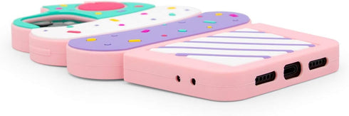 Cute Case Compatible with iPhone 11 Case, Ice Cream Funny 3D Cartoon Cupcakes Shaped Soft Silicone Full Protection Shockproof Cases Cover for Girl...