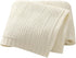 Baby Blanket Cozy Knit Soft Neutral Swaddling Receiving Baby Blankets for Boys Girls Newborn Infant Toddler White 40 x 30 inches...