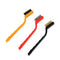 3PCS Mini Wire Brush , Wire Brush, Copper-Plated Wire Brush, Nylon Brush (1 Pieces Each) ,Curved Handle Masonry Brush Wire Bristle for Cleaning We...