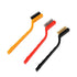 3PCS Mini Wire Brush , Wire Brush, Copper-Plated Wire Brush, Nylon Brush (1 Pieces Each) ,Curved Handle Masonry Brush Wire Bristle for Cleaning We...