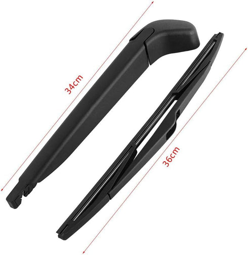Plastic Rear Windshield Wiper Arm & Blade Car Auto Windscreen Wiper Blade for MK2 2004-2013...