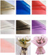 NatureMan 21Sheets /7 Colors Edging TranslucentFlower Wrapping Paper,Florist Bouquet Supplies,DIY Crafts,Gift Packaging or Gift Box Packaging Pape...