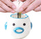 ZOSTLAND Egg Yolk Separator, HQ Creative Ceramics Cute Little Chicken Egg Yolk White, Funny Style Simple Automatic Separation Baking Assistant Too...