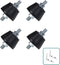 Air Conditioner Rubber Anti-Vibration Mounts Pad, Shock Absorbing Isolator Mounting Pads for for Outdoor Ductless Mini Split Units AC Bracket, Con...
