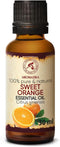 Orange Essential Oil 1.0 Fl Oz (30ml) - Citrus Sinensis - Brazil - 100% Pure - for Good Sleep - Beauty - Bathing - Body Care - Wellness - Cosmetic...