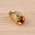 SMA Female to RP-SMA Male Jack Adapter, 50ohm, Pure Brass, Antenna, Coaxial, 4 Pack...