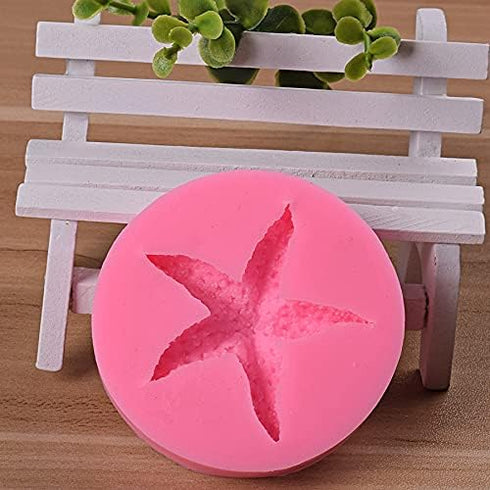 Starfish Shell Fondant Silicone Molds Cake Candy Cake Decoration Tools DIY Creative Chocolate Mold...