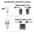 Bstinay AC110-220V Door Window Reed Switch Black Normally Open Magnetic Door Contacts Switch...