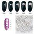 Mixed Size 350pcs 5mm, 6mm, 8mm Pearl Finish Half Dome Round Beads Half Pearl Bead Flat Back for DIY Decoration (White)...