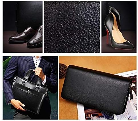 Shoe Shine Kit with PU Leather Sleek Elegant Case, 7-Piece Travel Shoe Shine Brush kit...