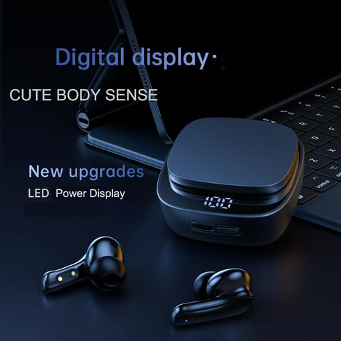 Noise Cancelling Earbuds Wireless in Ear Headset ENC+EDR Bluetooth Earbuds High Fidelity TWS Earphone Heavy Bass Top Brand Quality Headsets Duckie...