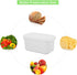 Mipcase Butter Dish with Lid, Plastic Butter Keeper Container 700ml Cheese Storage Containers for Kitchen...