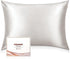 Adubor Silk Pillow Case, 23 Momme 6A Grade Fibers, 900 Thread Count, Mulberry Silk Pillow Case for Hair and Skin Health, with Hidden Zipper (Queen...