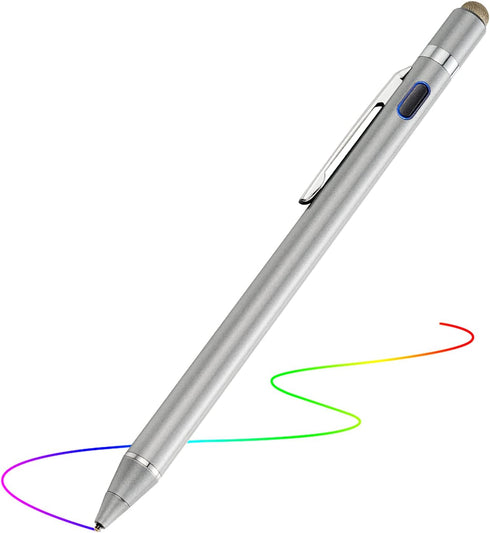 2-in-1 Active Stylus Digital Pen with 1.5mm Ultra Fine Tip for iPad iPhone Samsung Tablets, Work on Touchscreen Phones and Tablets,Good at Drawing...