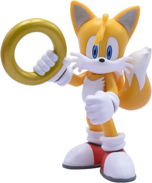 Sonic The Hedgehog Action Figure Toy – Tails figure with Sonic, Knuckles, Amy Rose, and Shadow figure. 4 inch Action Figures - Sonic The Hedgehog ...