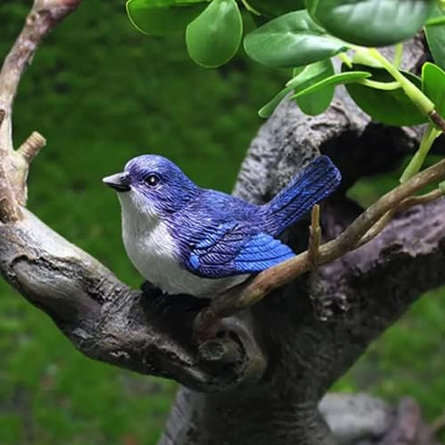 8 pc Miniature Bird & Nest Set: Perfect for DIY Fairy Garden, Car & Home Decoration!...