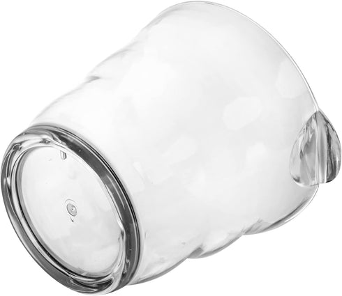 Dicunoy Ice Bucket, 4 Liter Plastic Champagne Bucket Chiller, Thick Clear Beverage Tubs with Handle, Thick Wine Cooler Bucket for Bar, Home, Parti...