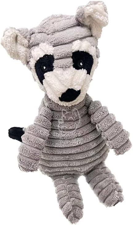 MEETCARE Plush Dog Toys for Small Medium Dogs, Interactive Toys with Squeaky Sound, Soft and Comfortable, Perfect for Pet Training and Playing (Ra...
