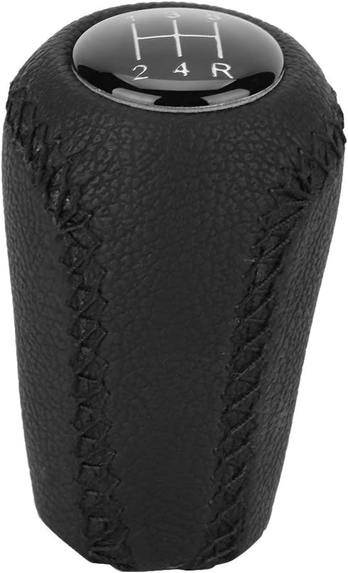 Estink Gear Shift Knob, Car Gear Shifter Head Leather Anti-Slip Lever Shift for 3 BK BL 5 CR CW 6 II GH CX-7 ER NC III MX-5 2005-2011(5 Speed)...