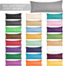 EVOLIVE Ultra Soft Microfiber Body Pillow Cover/Pillowcases 21"x54" with Hidden Zipper Closure (21"x54" Body Pillow Cover, White)...