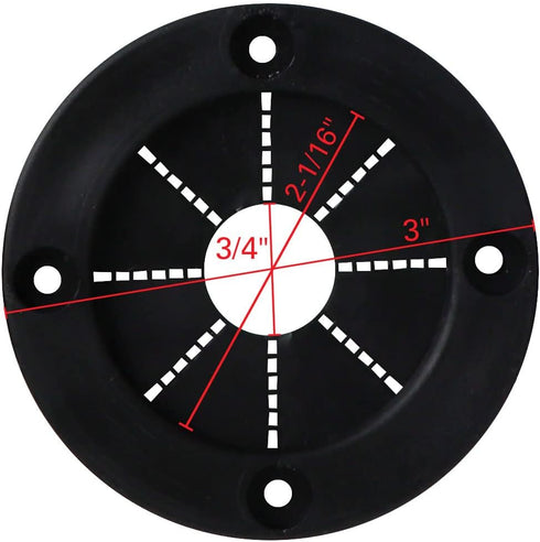 Extreme Max 3005.2172.5 Rigging Grommet - 2", Black, Pack of 5...