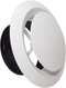 4'' ABS Round Vent Cover, Adjustable Air Vent for Indoor Use in Bedrooms, Living Rooms, Study Rooms, Offices, Bathrooms, Kitchens Ventilation (Whi...