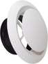 3 Inch Round Vent Cover, ABS Adjustable Air Vent for Indoor Use in Bedrooms, Living Rooms, Study Rooms, Offices, Bathrooms, Kitchens Ventilation...