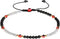 Agate with Evil Eye Anklet Handmade Healing Crystals Beaded Ankle Bracelets for Women Amulet Summer Beach Foot Anklet Jewelry Protection...