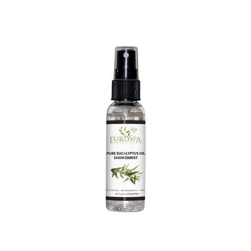 EuroSpa Aromatics Pure Eucalyptus Oil ShowerMist and Steam Room Spray, All-Natural Premium Aromatherapy Essential Oils - Pure Eucalyptus, 2oz...