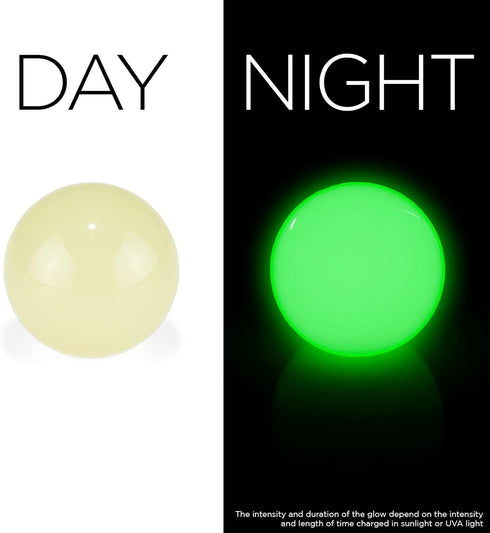Glow Green Auto Car Shift Knob Round Ball Weighted Manual Gear Stick Shifter Adapter JDM Universal...
