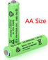 10 Packs 1.2V AA 900mAh Ni-MH Rechargable Batteries for Solar Lights, Garden Lights, Remotes, Mice...