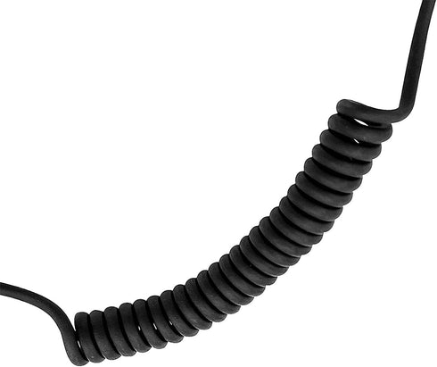 M1 Single Ear Bud Headset in-Ear Earbuds Coil Earpiece with PTT Mic for Motorola Mag One BPR40 CLS1110 CLS1410 CP185 CP200 CP200D DLR1020 DLR1060 ...