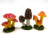 3pcs Mini Mushroom Figurines Lawn Garden Cute Micro Decoration Statues Figurines for Garden Ornaments Plant Pots Bonsai Landscape Model Ornaments ...