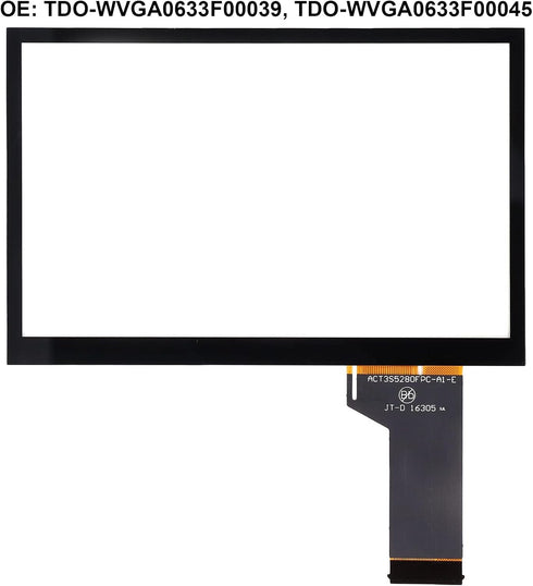 Car LCD Touch Screen Digitizer, Durable Accurate Professional TDO?WVGA0633F00045 Replacement for MIB for Automobile...