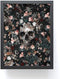 Society6 Burcu Korkmazyurek Skull and Floral Pattern Mini Print, Black Frame...