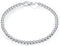 Sterling Silver 4MM Bead Ball Strand Bracelet- Handmade Ball Bracelet, Silver Beads Bracelet for Mens Women...