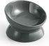 Elevated Cat Food Bowl, 5 Oz Ceramic Raised and Tilted Water Bowl, Anti Vomiting and Protect Pets' Spines Dishes for Small Dog, Fat Faced Cat, Kit...