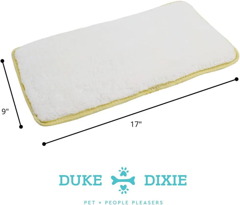 Duke & Dixie Pet Kennel Pads Pack of 2 Soft Replacement Mats Inserts for Pet Travel Carriers & Crate Pet Beds Highly Absorbent Liners for Sleeping...