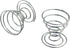 9pcs Air Plant Wire Stand,Tillandsia Holder Stainless Steel Air Plant Display Container Mini Spring Base Pineapple Base Home Tabletop Decorations...