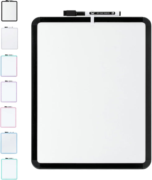 Mr. Pen- Dry Erase Board, 14” X 11” with a Black Dry Erase Marker, Black Frame, Small White Board, Small Dry Erase Board for Fridge, Dry Erase Boa...