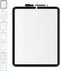 Mr. Pen- Dry Erase Board, 14” X 11” with a Black Dry Erase Marker, Black Frame, Small White Board, Small Dry Erase Board for Fridge, Dry Erase Boa...