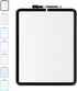 Mr. Pen- Dry Erase Board, 14” X 11” with a Black Dry Erase Marker, Black Frame, Small White Board, Small Dry Erase Board for Fridge, Dry Erase Boa...
