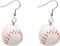 Leather Baseball Earrings for Women Cute Lightweight Dangle Earrings...